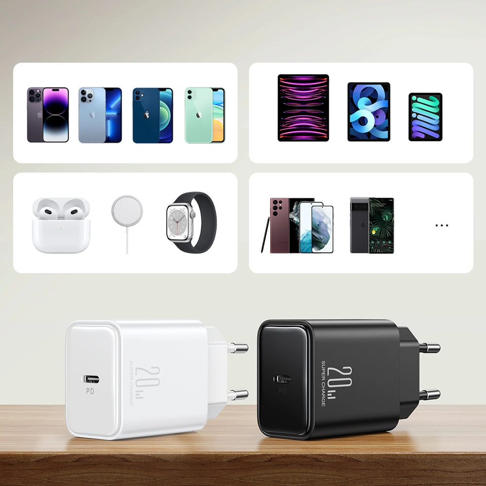 Hurtownia GSM - Hálózati töltő Joyroom JR-TCF06 USB-C PD 20W fehér - JYR997 - {ean13} - Hurt