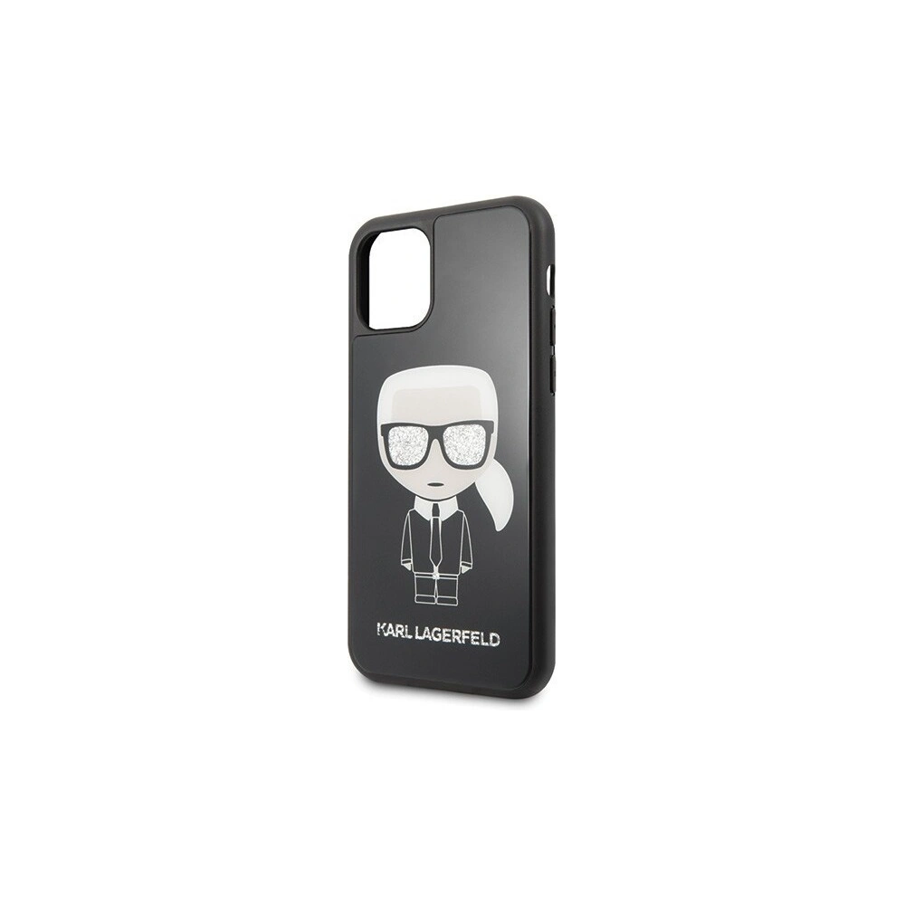 Hurtownia GSM - Karl Lagerfeld KLHCN58DLFKBK iPhone 11 Pro czarny/black hard case Iconic Karl Glitter - KLD113BLK - {ean13} - Hurt