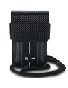 Torebka BMW BMPSP15XMSCAKL Wallet Bag Carbon Blue Stripes černá/black