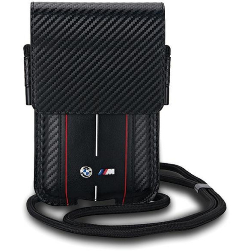 Hurtownia BMW - 3666339239688 - BMW670 - Torebka BMW BMPSP15XMSCAKR Wallet Bag Carbon Red Stripes czarny/black - B2B homescreen