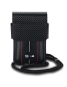 Torebka BMW BMPSP15XMSCAKR Wallet Bag Carbon Red Stripes černá/black