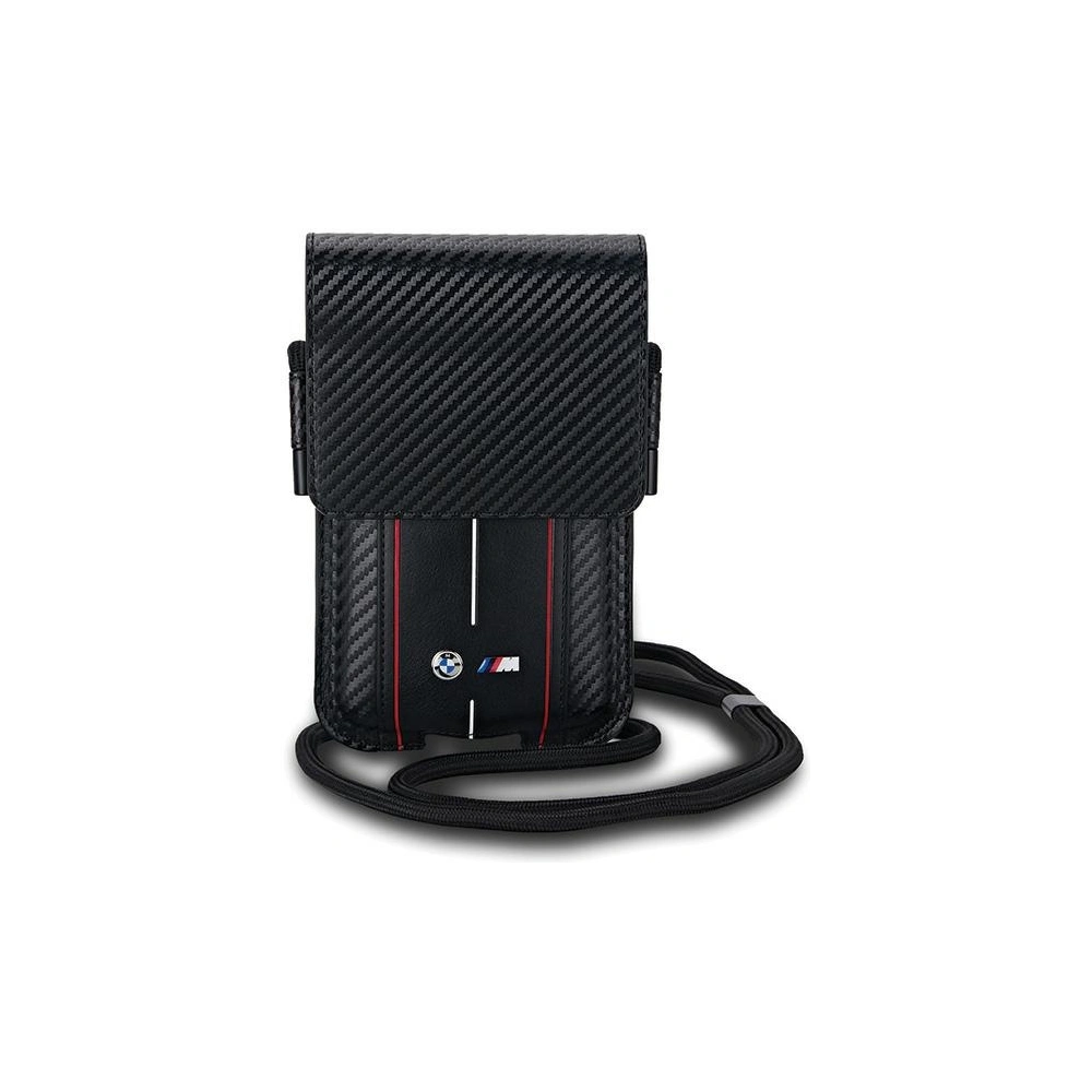 Wholesale BMW BMPSP15XMSCAKR Wallet Bag Carbon Red Stripes black - BMW670 - {ean13} - Hurt