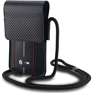 Hurtownia GSM - Torebka BMW BMPSP15XMSCAKR Wallet Bag Carbon Red Stripes černá/black - BMW670 - {ean13} - Hurt