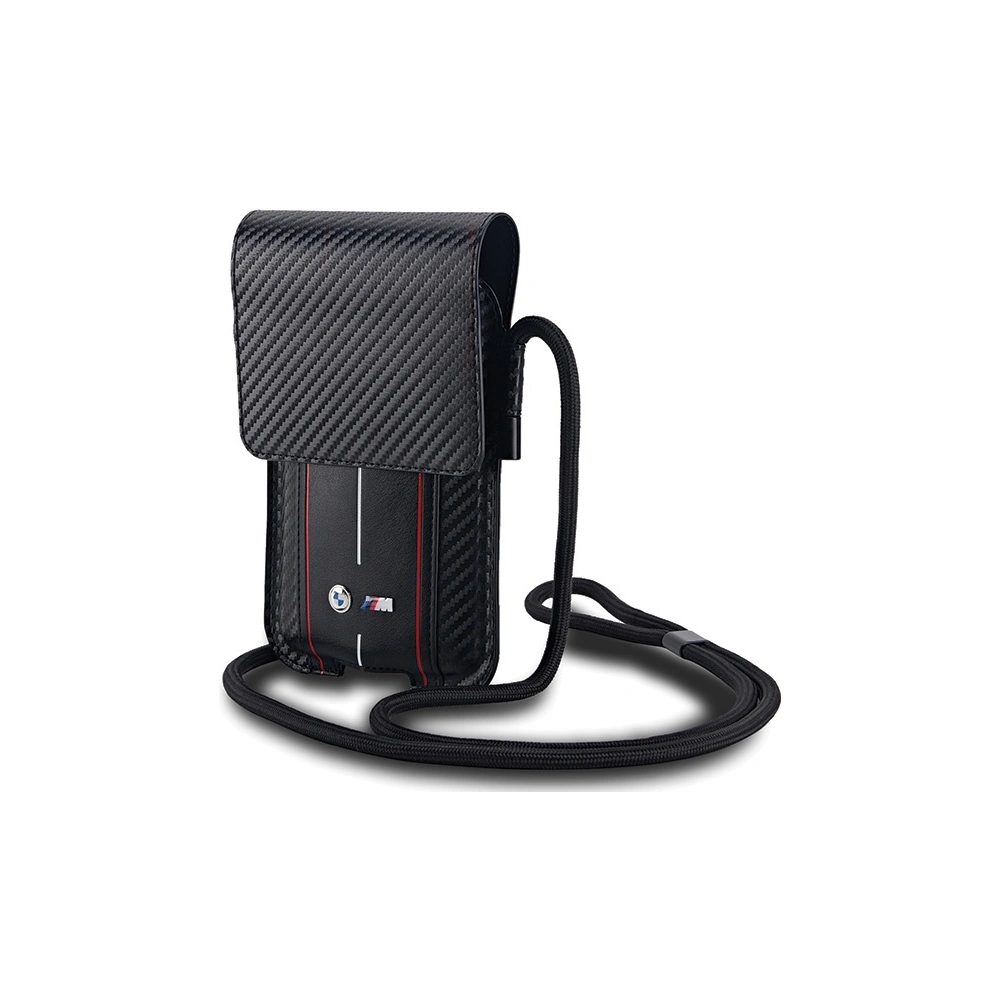 Wholesale BMW BMPSP15XMSCAKR Wallet Bag Carbon Red Stripes black - BMW670 - {ean13} - Hurt