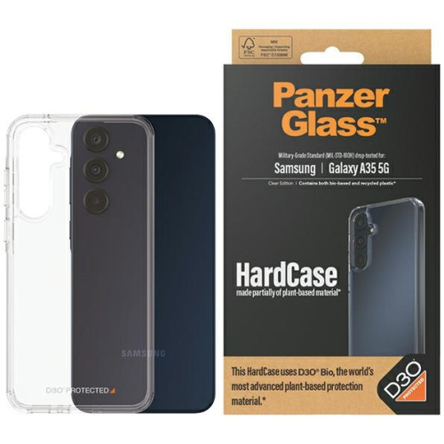 Hurtownia PanzerGlass - 5711724004698 - PZG596 - Etui PanzerGlass HardCase Samsung Galaxy A35 5G D3O 3xMilitary grade przezroczysty/clear - B2B homescreen