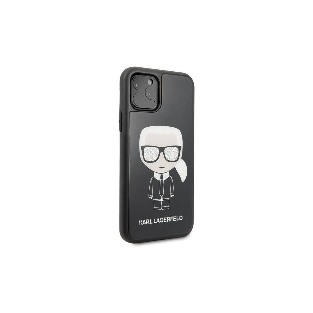 Hurtownia GSM - Karl Lagerfeld KLHCN58DLFKBK iPhone 11 Pro czarny/black hard case Iconic Karl Glitter - KLD113BLK - {ean13} - Hurt