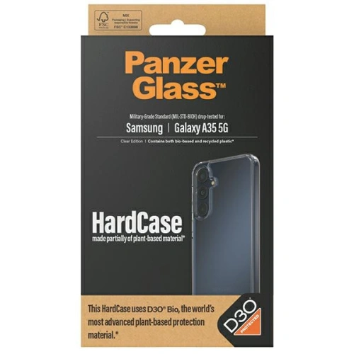 Etui PanzerGlass HardCase Samsung Galaxy A35 5G D3O 3xMilitary grade przezroczysty/clear