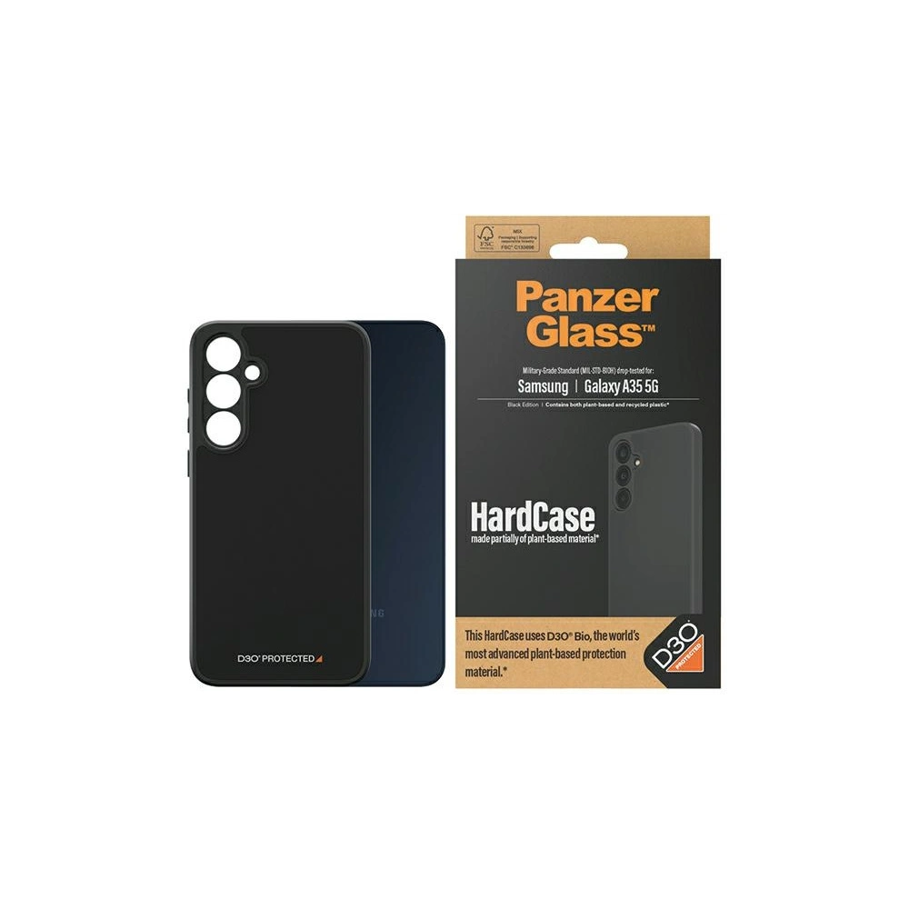 Hurtownia GSM - Case PanzerGlass HardCase Samsung Galaxy A35 5G D3O 3xMilitary-Qualität schwarz/black - PZG597 - {ean13} - Hurt