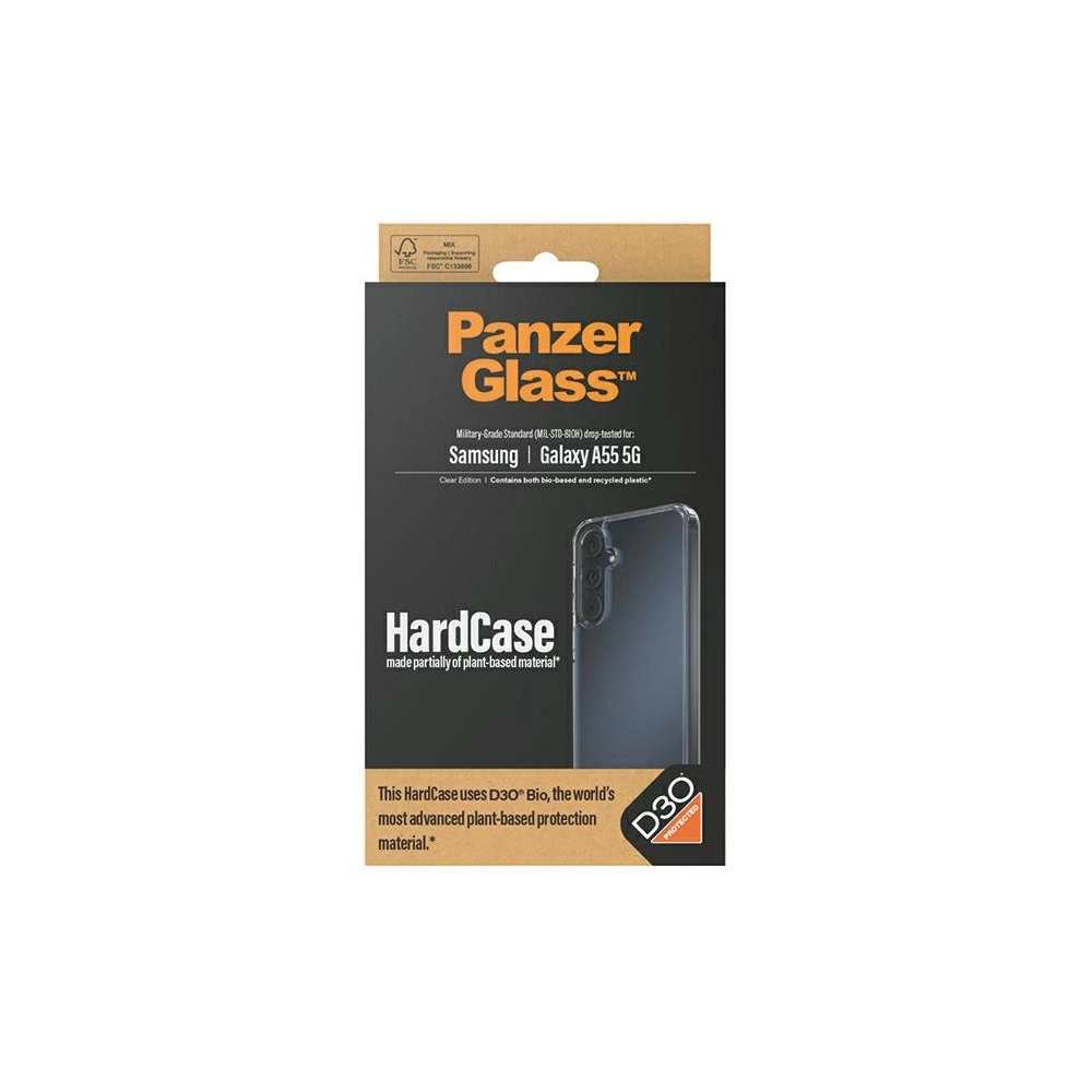 Wholesale PanzerGlass HardCase Samsung Galaxy A55 5G D3O 3xMilitary grade clear - PZG598 - {ean13} - Hurt