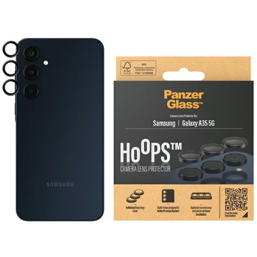 PanzerGlass Distributor - 5711724012266 - PZG600 - PanzerGlass Hoops Camera Samsung Galaxy A35 5G black - B2B homescreen