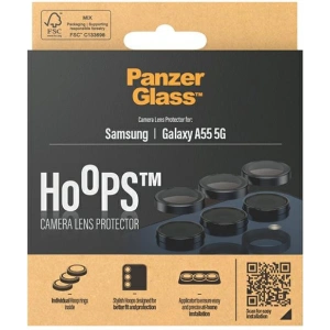 Hurtownia GSM - Sticlă pentru obiectivul aparatului PanzerGlass Hoops Camera Samsung Galaxy A55 5G negru/black - PZG601 - {ean13} - Hurt