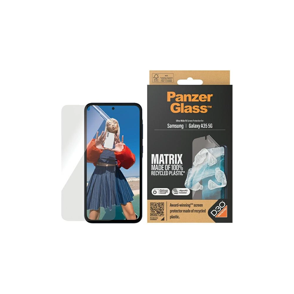 Hurtownia GSM - Sticlă hibridă PanzerGlass Matrix Ultra-Wide Fit Samsung Galaxy A35 5G - PZG602 - {ean13} - Hurt