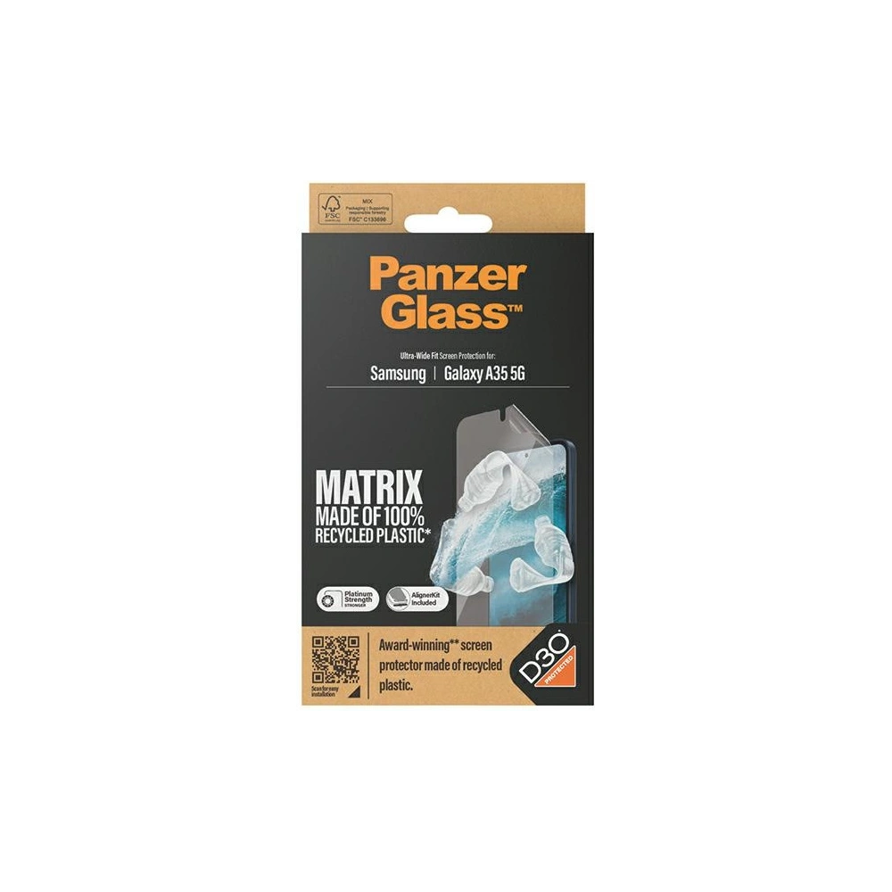 Hurtownia GSM - Szkło hybrydowe PanzerGlass Matrix Ultra-Wide Fit Samsung Galaxy A35 5G - PZG602 - {ean13} - Hurt