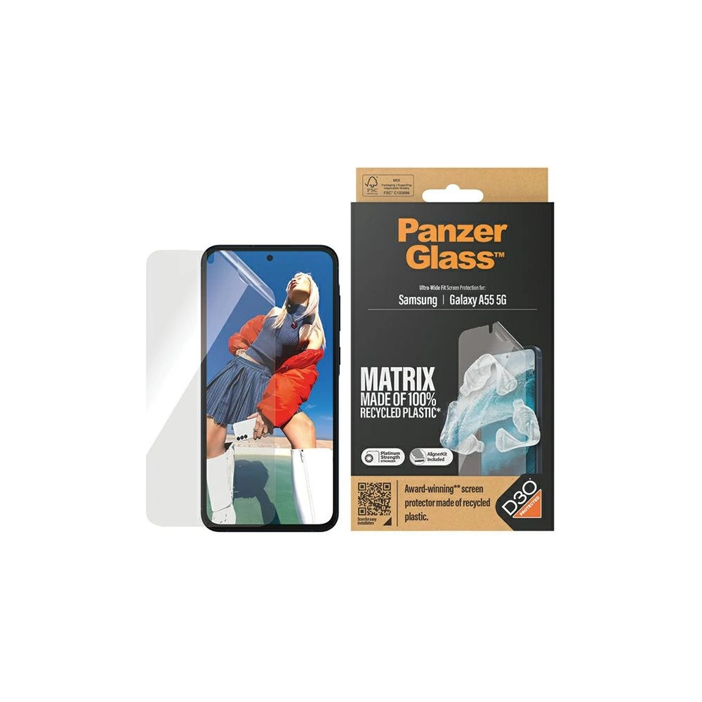 Hurtownia GSM - Hibrid üveg PanzerGlass Matrix Ultra-Wide Fit Samsung Galaxy A55 5G - PZG603 - {ean13} - Hurt