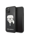 Karl Lagerfeld KLHCN58DLHBK iPhone 11 Pro czarny/black Iconic Glitter Karl`s Head