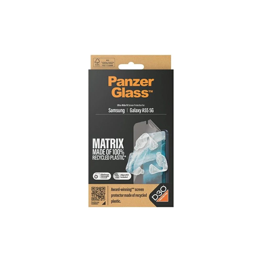 Hurtownia GSM - Hybridní sklo PanzerGlass Matrix Ultra-Wide Fit Samsung Galaxy A55 5G - PZG603 - {ean13} - Hurt