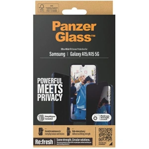 Hurtownia GSM - Pályázati üveg PanzerGlass Ultra-Wide Fit Privacy Samsung Galaxy A15 4G / 5G - PZG604 - {ean13} - Hurt