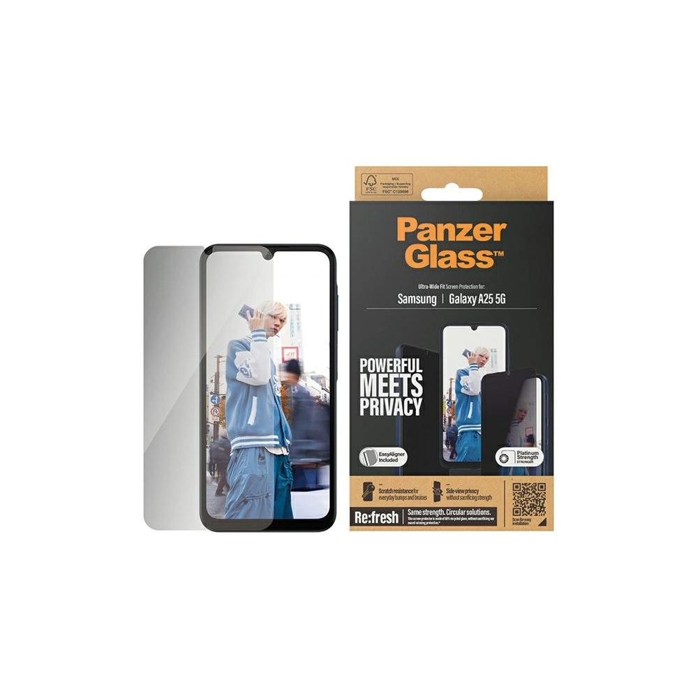 Hurtownia GSM - Sticlă călită PanzerGlass Ultra-Wide Fit Samsung Galaxy A25 5G - PZG605 - {ean13} - Hurt