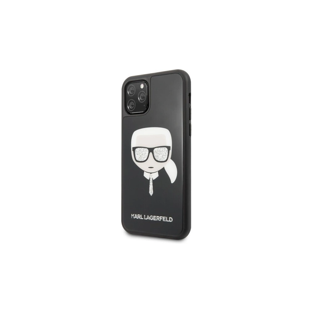 Hurtownia GSM - Karl Lagerfeld KLHCN58DLHBK iPhone 11 Pro czarny/black Iconic Glitter Karl`s Head - KLD114BLK - {ean13} - Hurt