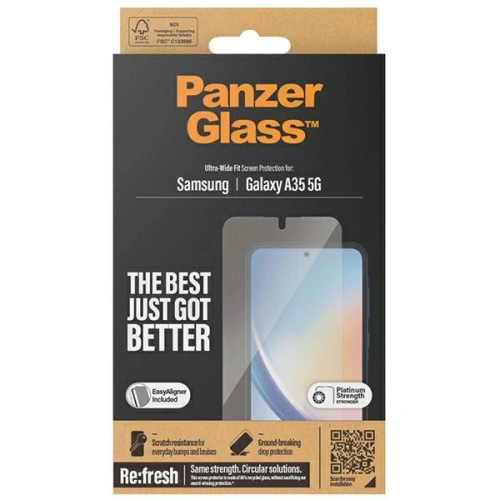 Szkło hartowane PanzerGlass Ultra-Wide Fit Samsung Galaxy A35 5G