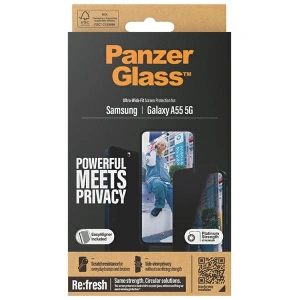 Hurtownia GSM - Privatizáló üveg PanzerGlass Ultra-Wide Fit Privacy Samsung Galaxy A55 5G - PZG608 - {ean13} - Hurt