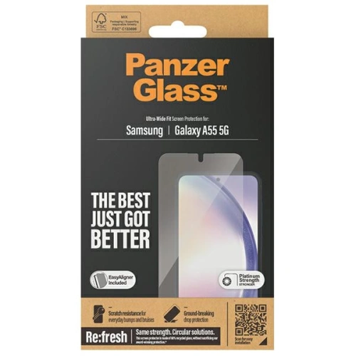 Szkło hartowane PanzerGlass Ultra-Wide Fit Samsung Galaxy A55 5G