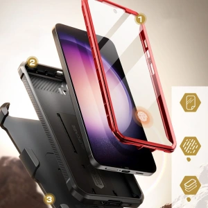 Wholesale Supcase Unicorn Beetle Pro 2-set Samsung Galaxy S24 Ruddy - SPC437 - {ean13} - Hurt