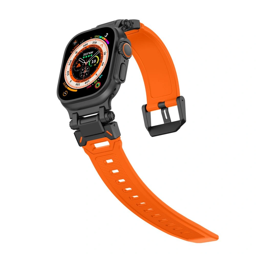 Hurtownia GSM - Pasek Tech-Protect Delta Pro Apple Watch 4/5/6/7/8/9/SE/Ultra 42/44/45/49mm oranžová/černá - THP2717 - {ean13} - Hurt