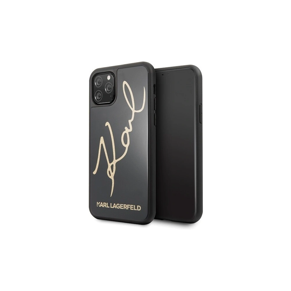 Hurtownia GSM - Karl Lagerfeld KLHCN58DLKSBK iPhone 11 Pro czarny/black hard case Signature Glitter - KLD115BLK - {ean13} - Hurt