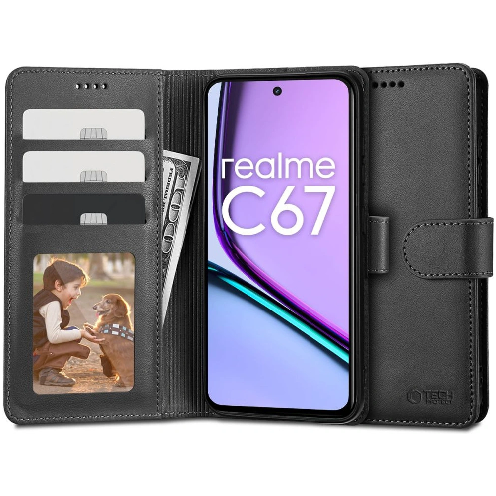 Wholesale Tech-Protect Wallet Realme C67 4G Black - THP2719 - {ean13} - Hurt