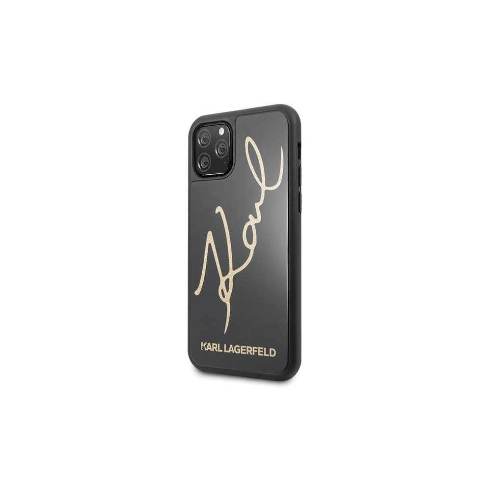 Hurtownia GSM - Karl Lagerfeld KLHCN58DLKSBK iPhone 11 Pro czarny/black hard case Signature Glitter - KLD115BLK - {ean13} - Hurt