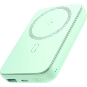 Hurtownia GSM - Powerbank bezprzewodowy Joyroom JR-W020 USB-A, USB-C 10000mAh 20W MagSafe + kabel USB-A / USB-C 25cm jasnozielony - JYR998 - {ean13} - Hurt