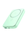 Powerbank wireless Joyroom JR-W020 USB-A, USB-C 10000mAh 20W MagSafe + cablu USB-A / USB-C 25cm verde deschis