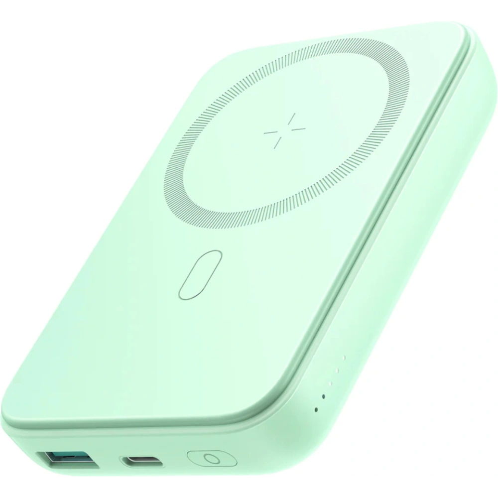 Hurtownia GSM - Drahtloser Powerbank Joyroom JR-W020 USB-A, USB-C 10000mAh 20W MagSafe + USB-A / USB-C Kabel 25cm hellgrün - JYR998 - {ean13} - Hurt