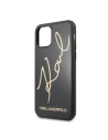 Wholesale Karl Lagerfeld KLHCN58DLKSBK iPhone 11 Pro black hard case Signature Glitter - KLD115BLK - {ean13} - Hurt