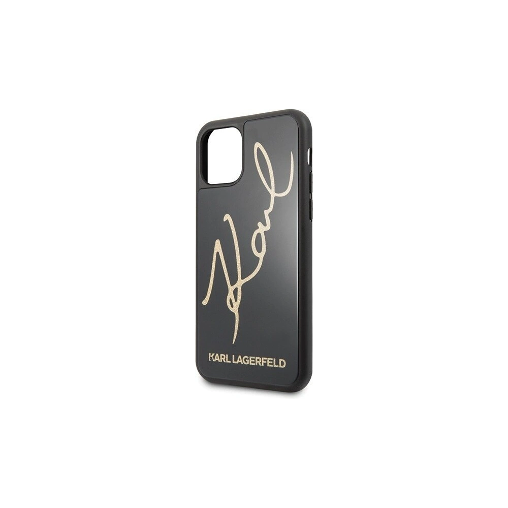 Hurtownia GSM - Karl Lagerfeld KLHCN58DLKSBK iPhone 11 Pro czarny/black hard case Signature Glitter - KLD115BLK - {ean13} - Hurt