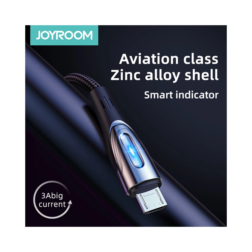 Hurtownia GSM - Kabel Joyroom S-M411 USB-A / microUSB 3A 1.2m schwarz - JYR999 - {ean13} - Hurt