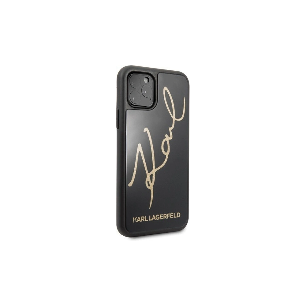Hurtownia GSM - Karl Lagerfeld KLHCN58DLKSBK iPhone 11 Pro czarny/black hard case Signature Glitter - KLD115BLK - {ean13} - Hurt