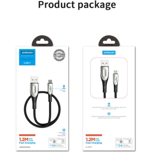 Wholesale Joyroom S-M411 USB-A / microUSB 3A 2m black - JYR1000 - {ean13} - Hurt