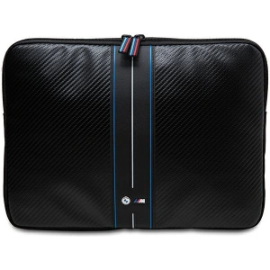 Hurtownia GSM - Torba BMW Sleeve BMCS14COMSCAKL 14" Carbon Blue Stripes černá/black - BMW671 - {ean13} - Hurt