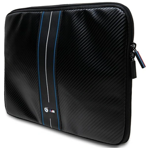 Torba BMW Sleeve BMCS14COMSCAKL 14" Carbon Blue Stripes czarny/black