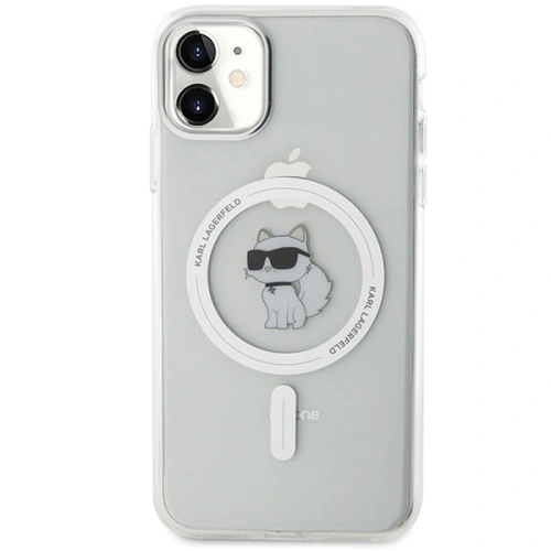 Etui Karl Lagerfeld KLHMN61HFCCNOT Apple iPhone XR / 11 hardcase IML Choupette MagSafe przezroczysty/transparent