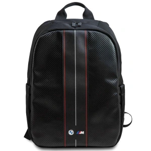 Hurtownia GSM - Plecak BMW BMBP15COMSCAKR 16" Carbon Red Stripes černý/black - BMW674 - {ean13} - Hurt