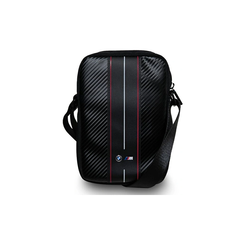 Hurtownia GSM - Torebka BMW BMTB8COMSCAKR 8" Carbon Red Stripes černý/black - BMW677 - {ean13} - Hurt