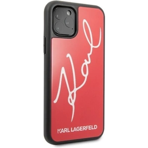 Hurtownia GSM - Karl Lagerfeld KLHCN58DLKSRE iPhone 11 Pro czerwony/red hard case Signature Glitter - KLD116RED - {ean13} - Hurt