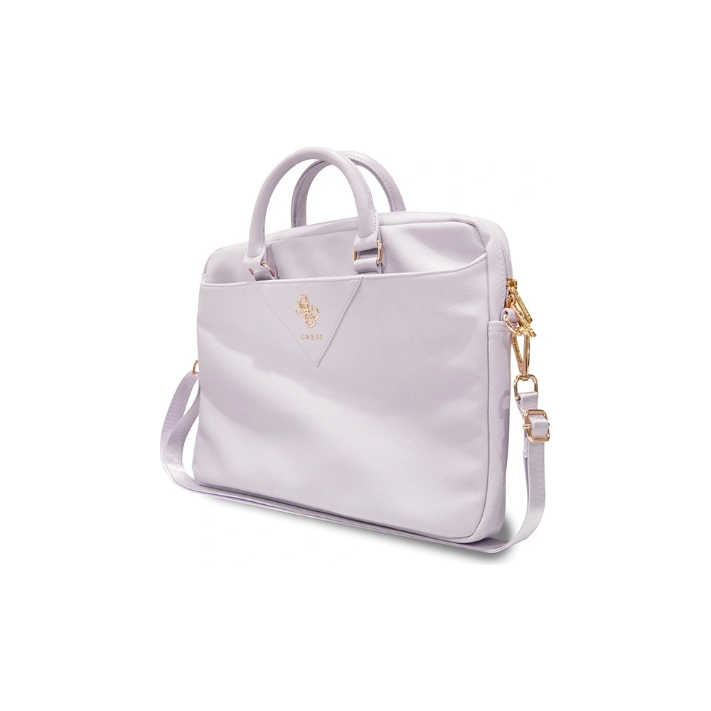 Hurtownia GSM - Torba Guess GUCB15ZPGSTEGU 16" Triangle 4G fioletowy/purple - GUE3369 - {ean13} - Hurt