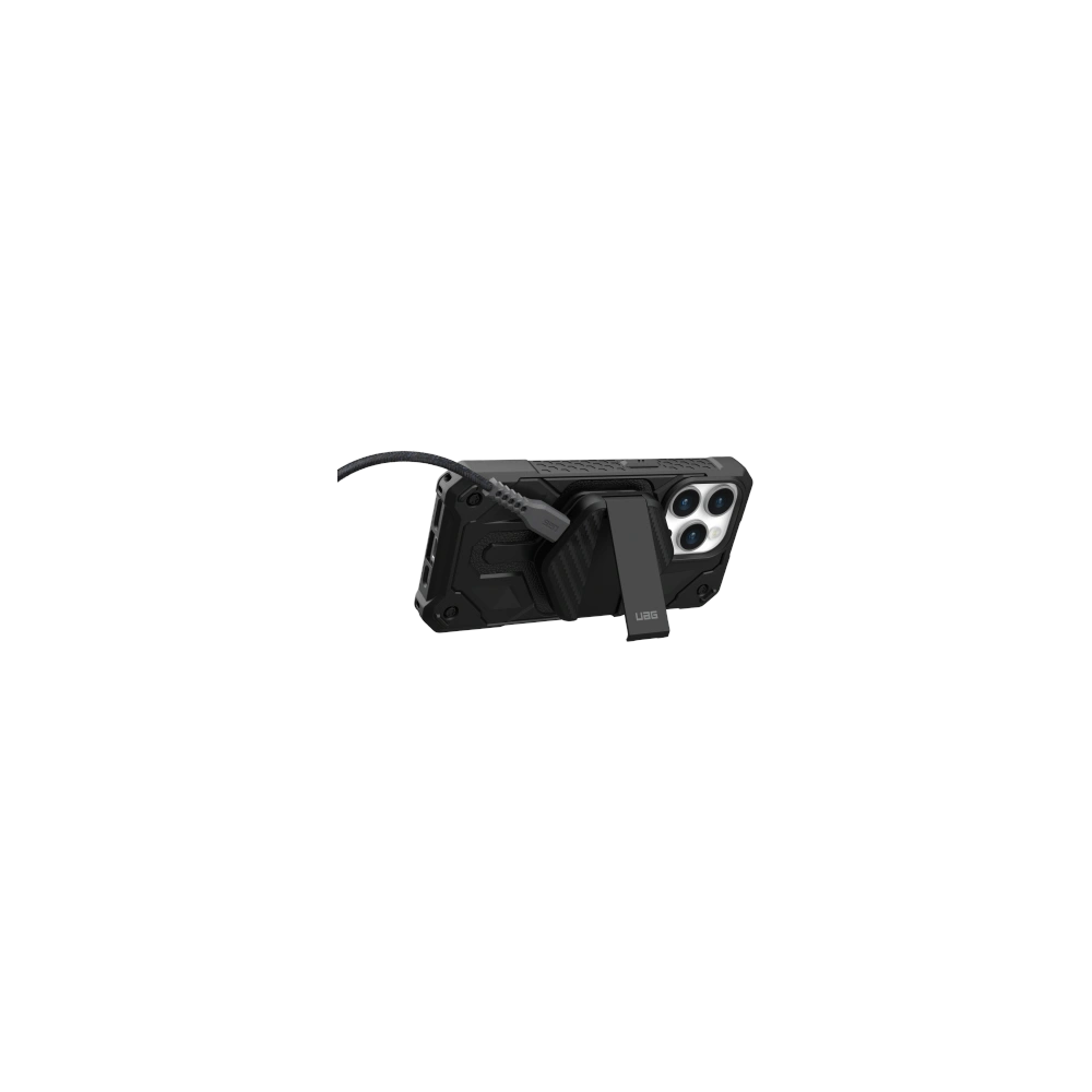 Hurtownia GSM - Vezeték nélküli töltő állvánnyal UAG Urban Armor Gear Wireless Charger 15W MagSafe fekete/szénszálas - UAG1377 - {ean13} - Hurt