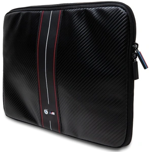Hurtownia GSM - Torba BMW Sleeve BMCS16COMSCAKR 16" Carbon Red Stripes černá/black - BMW679 - {ean13} - Hurt