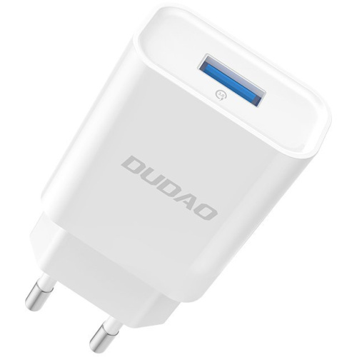 Dudao Distributor - 6976625331949 - DDA320 - Dudao A4EU wall charger USB-A 2.1A white - B2B homescreen