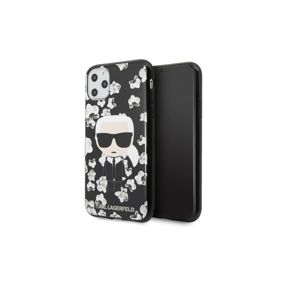 Hurtownia GSM - Karl Lagerfeld KLHCN58FLFBBK iPhone 11 Pro czarny/black Flower Ikonik Karl - KLD117BLK - {ean13} - Hurt